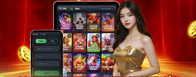 Aplicativo móvel 969brl para iOS e Android